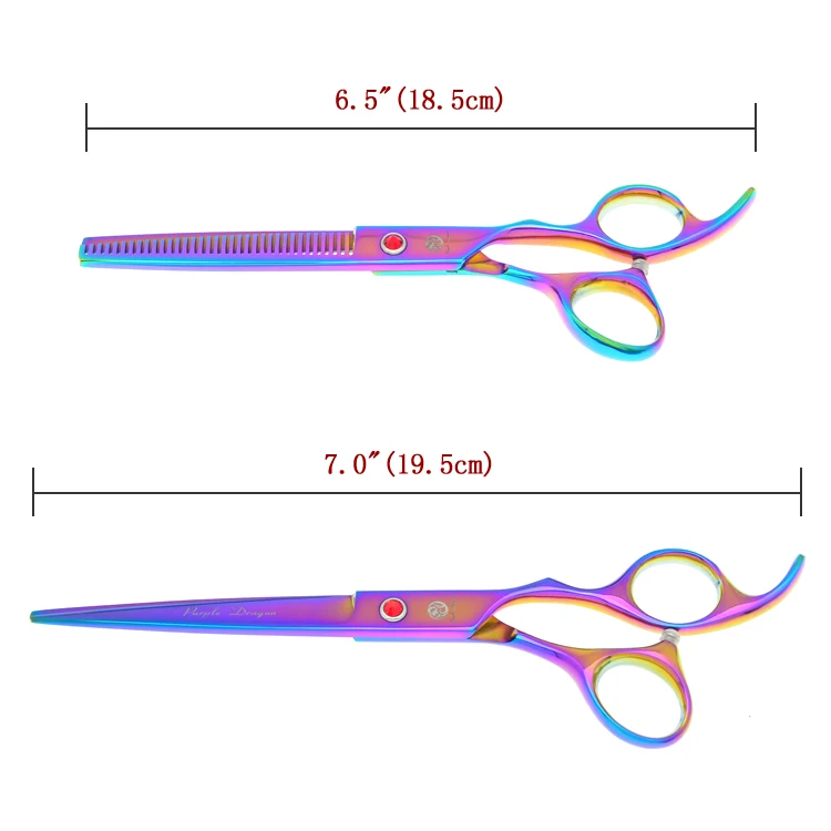 Фиолетовый дракон 7 0 &quotножницы для ухода за домашними животными собака кошка