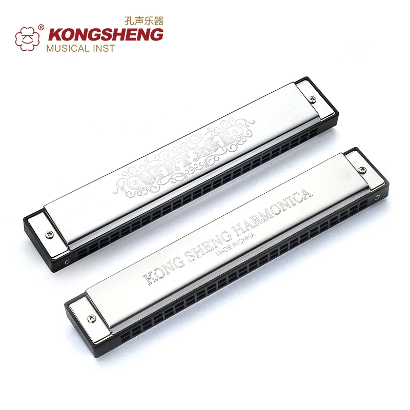 Инструменты KONGSHENG Tremolo для ветряных инструментов с 24 отверстиями губная гармошка
