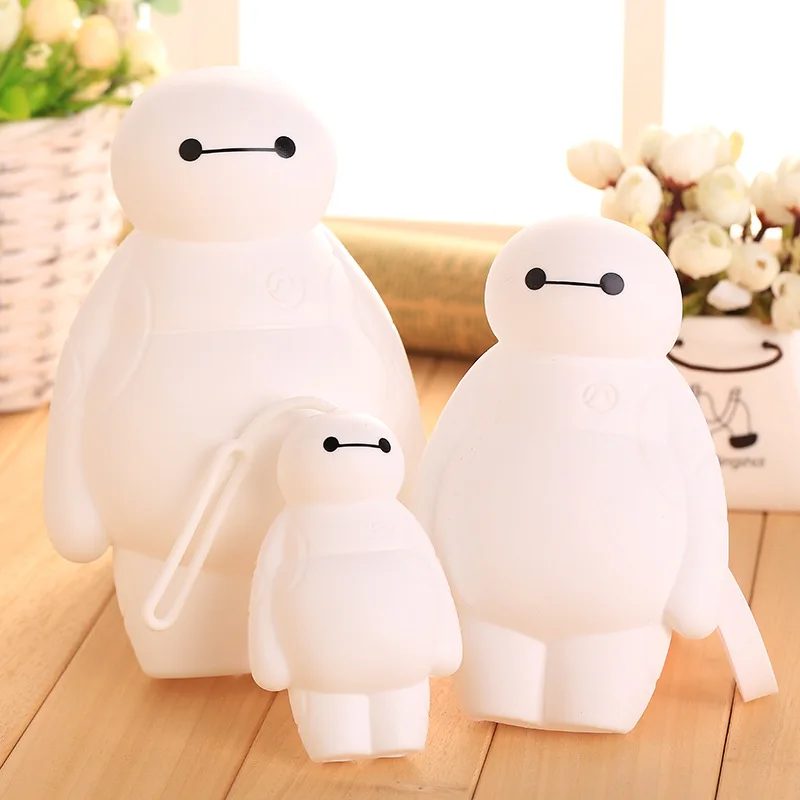 Baymax силиконовые водонепроницаемый пенал Kawaii Девушка мешок розовый милый большой