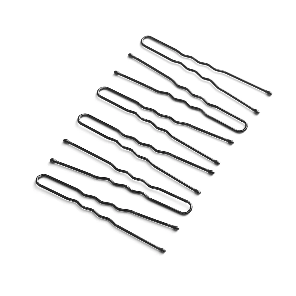 50 Pcs Black Plated Metal Thin U Shape Hairpins Girls Hair Clips Barrettes Beauty Hairdressing Styling Tools Accessories | Красота и