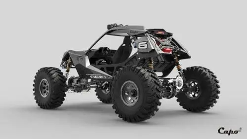 Капо 1/10 RC гоночный ACE1 комплект модель Металлическое шасси 4WD Рок Гусеничный автомобиль Commander2