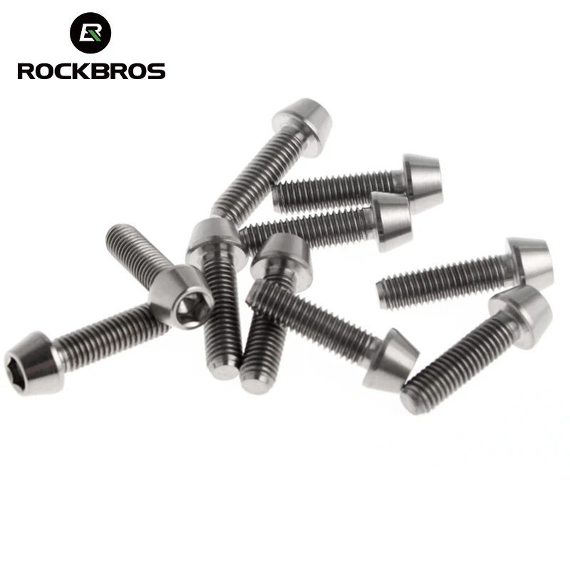 ROCKBROS велосипед титана Ti болт коническая головкой M5 х 18 мм руль стволовые болты винты 5 шт. / 10 шт