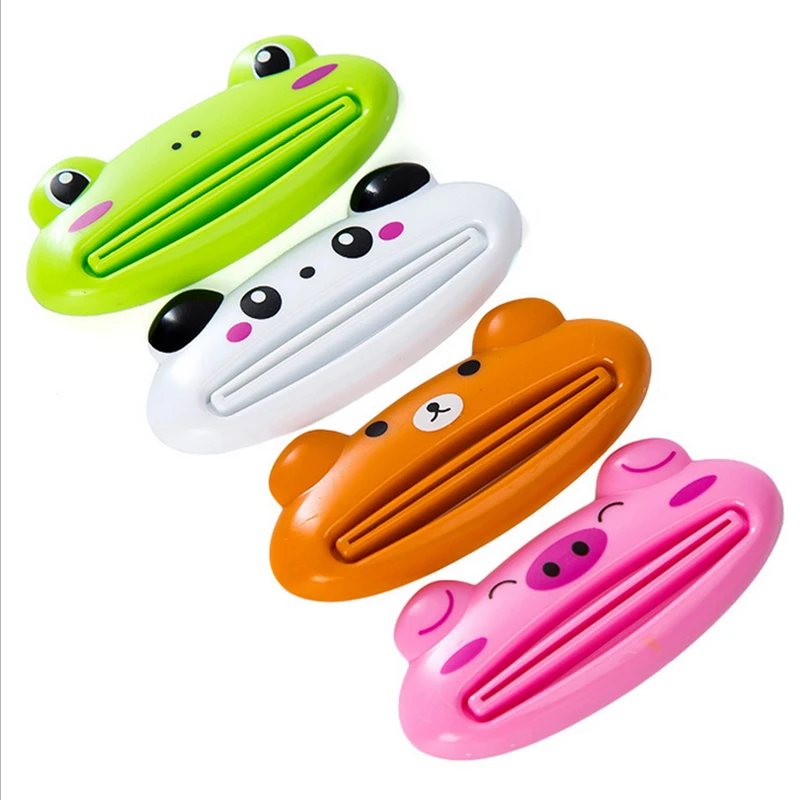 Шт. 2 шт. мультфильм Животные зубная паста диспенсер для зубной пасты очищающее