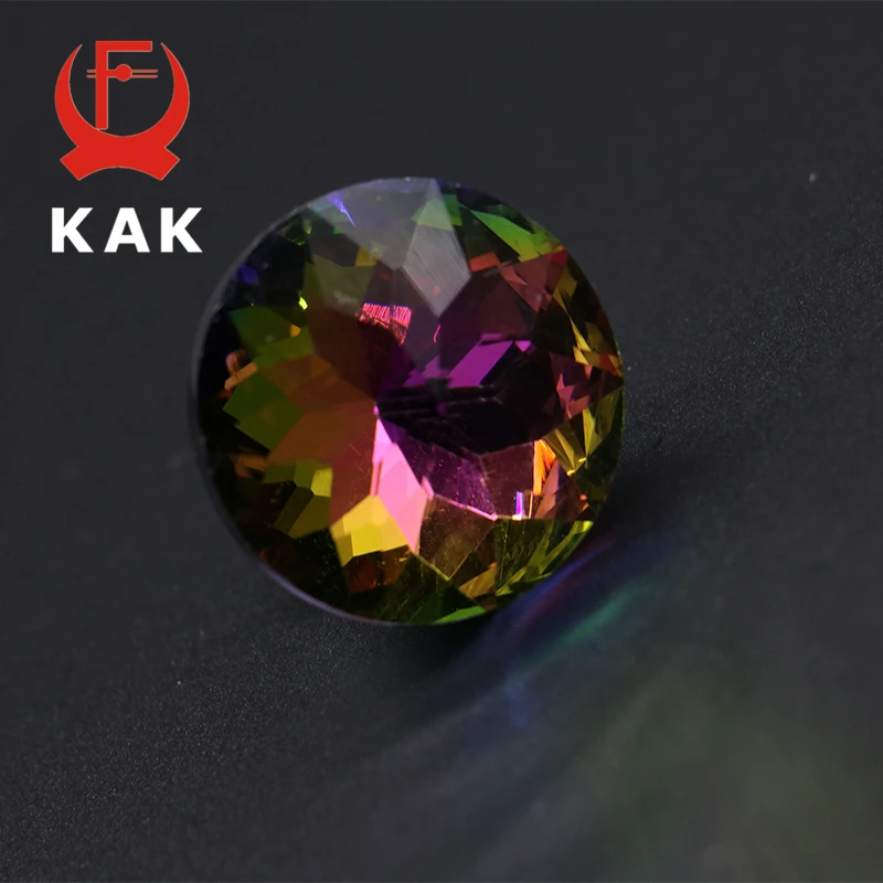 KAK 5 шт. 30 мм Алмазная форма Красочные Хрустальные стеклянные ручки для ящиков Шкаф вытяжной кухонный шкаф дверные ручки Мебель