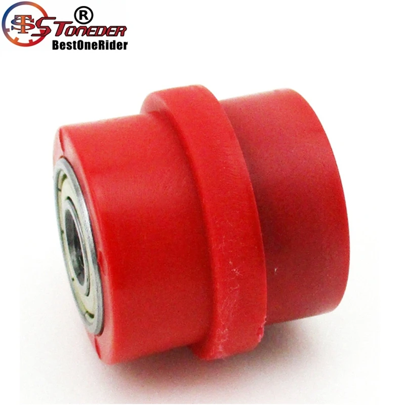 STONEDER Red 8mm Chain Roller Pulley Tensioner For Motorcycle Motocross Pit Dirt Motor Bike ATV Quad 4 Wheeler Go Kart | Автомобили и