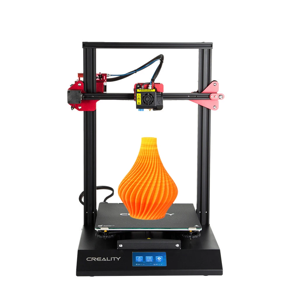 Creality CR 10S Pro 3d принтер Обнаружение выравнивания сенсорный экран резюме печать с eSUN