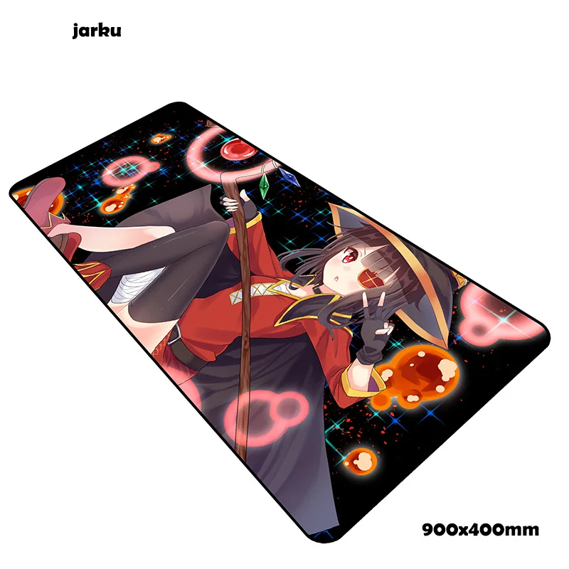 size 900x400x2mm Megumin коврик для мыши 900x400 мм, коврики для мыши на день рождения, лучший игровой коврик для мыши для геймера, красивые персонализированные коврики для мыши, клавиатура, коврик для ПК - Цвет: size 900x400x2mm