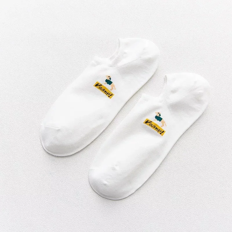 [EIOISAPRA] хлопковые милые Мультяшные забавные дышащие мужские носки с собаками