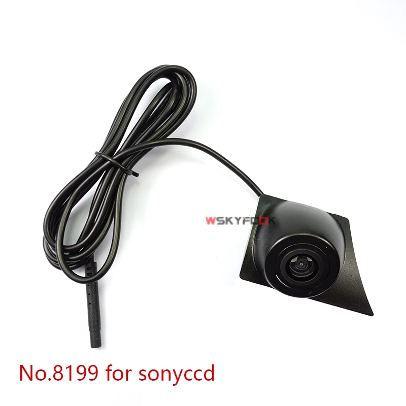 8199sonyccd Закрытая Автомобильная Передняя камера с логотипом CCD HD на 180 градусов для Фольксваген Бора Гольф Камера Переднего Вида - Название цвета: 8199sonyccd
