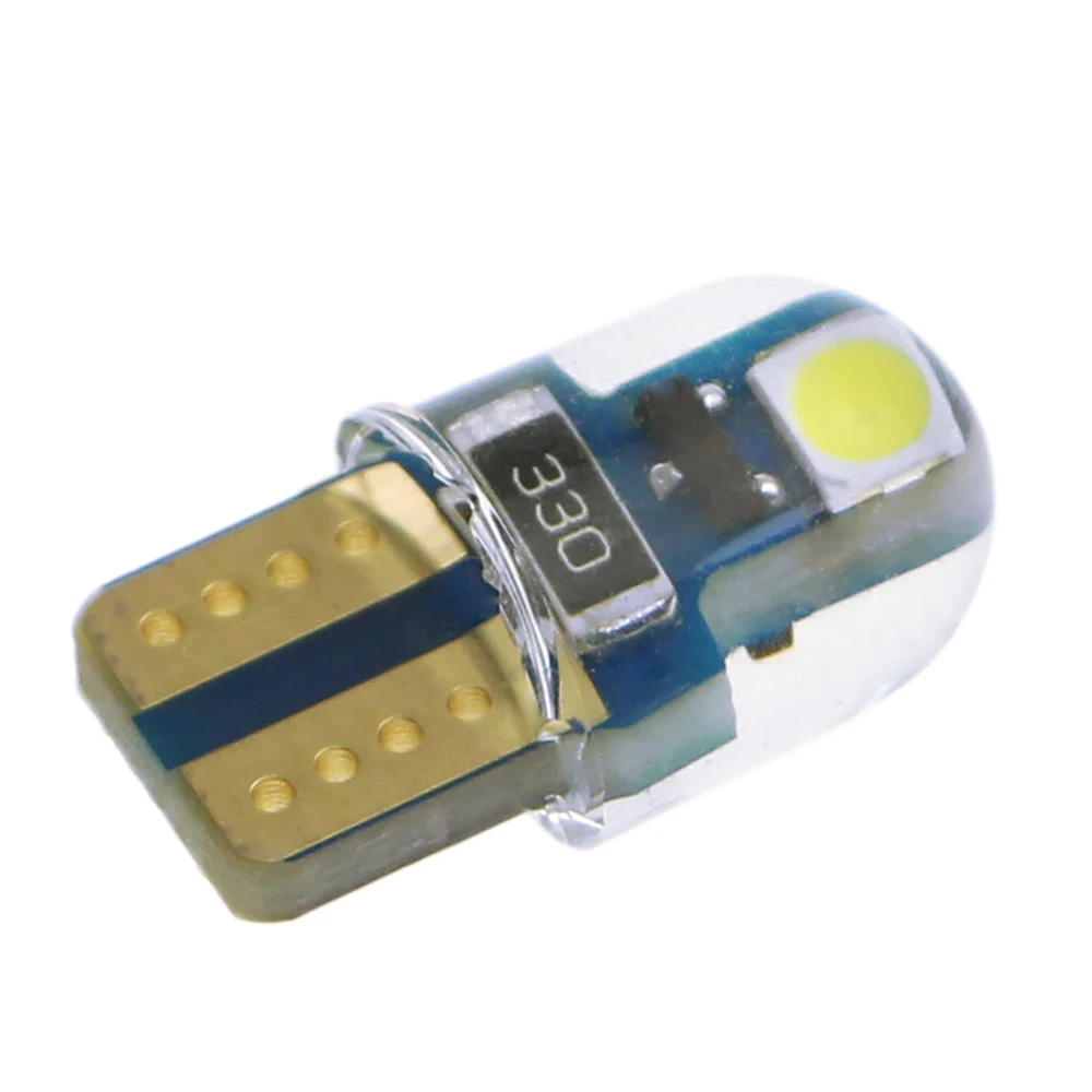 KEIN 10 шт. 3030 силиконовые зеркала для туалетного столика светодиодный LED W5W
