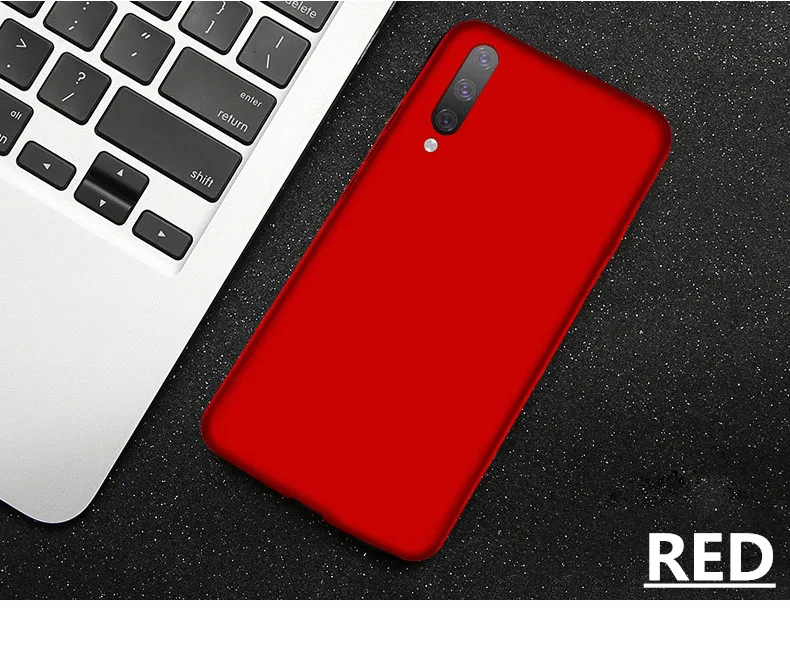 D Red Для Xiaomi mi CC9 простой прочный дышащий Броня мягкая задняя крышка силиконовый чехол ТПУ для Xiao mi CC9 цветные Защитные чехлы для телефонов - Цвет: D Red