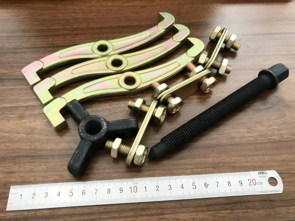 Съемник с тремя захватами 6 дюймов 150 мм реверсивными ножками для ремонта