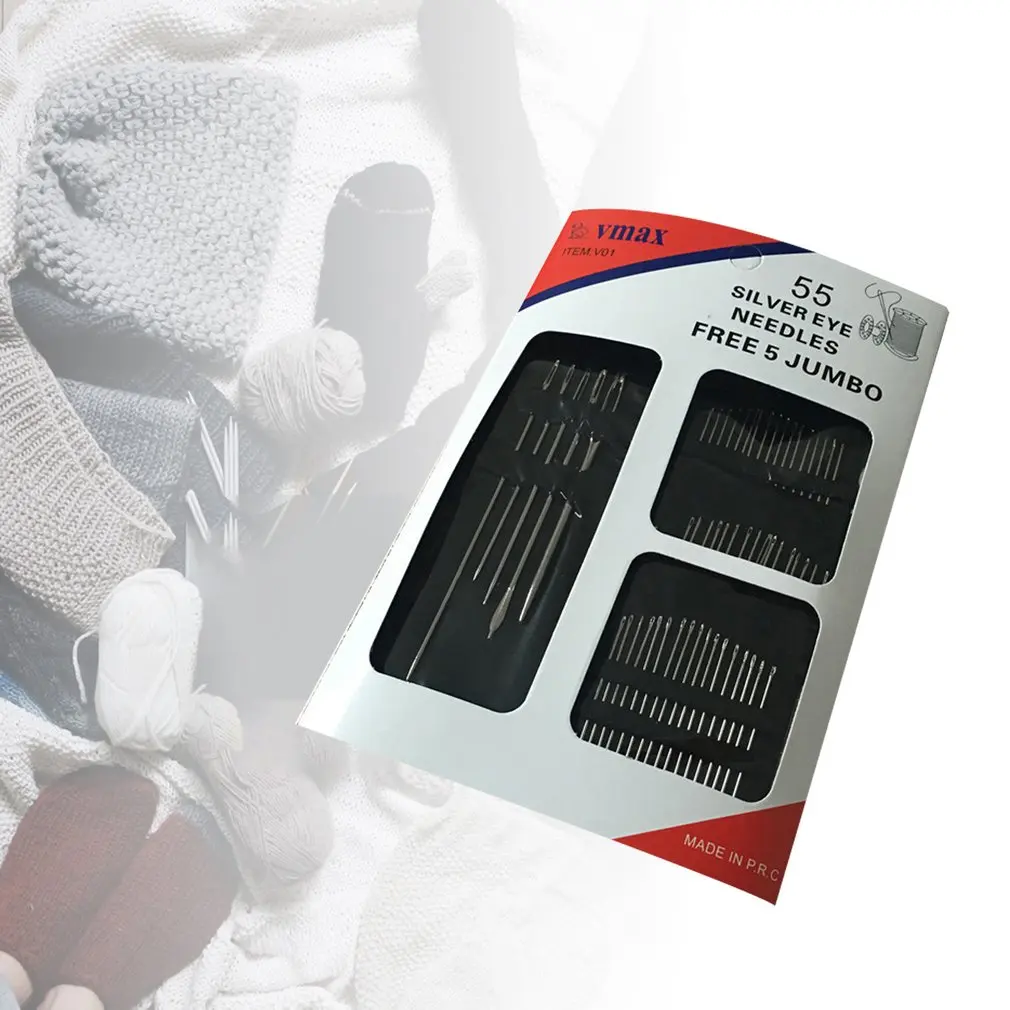 Швейные иглы из нержавеющей стали 55 шт. булавки для рукоделия дома ручного