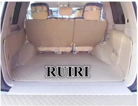 Лучшее качество! Полный комплект ковриков для багажника Toyota Land Cruiser 200 2017-2010 5 мест прочные ковры для багажника грузовая подкладка Бесплатная доставка.