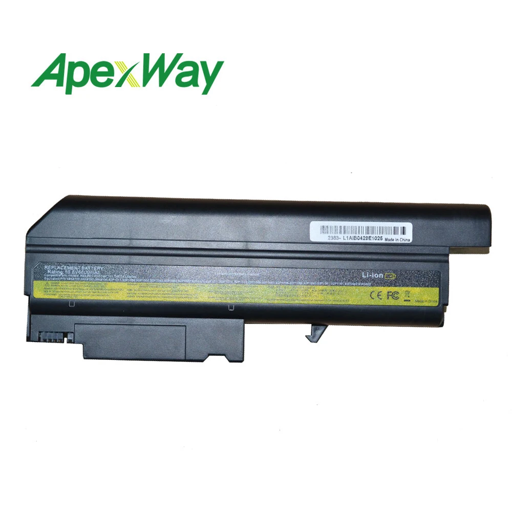 6600 мАч 11 1 В 9 ячеек T40 Аккумулятор для lenovo thinkpad r50 1831 R50E R50P T40P T41P T42 T43 T43P 92P1067 92P1070