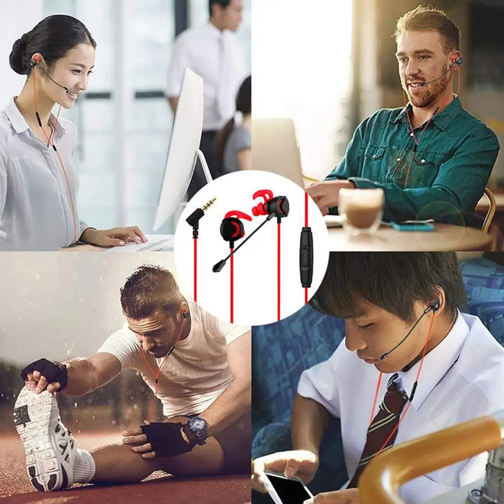 Игровые наушники стерео для геймеров шумоподавление игровые гарнитуры