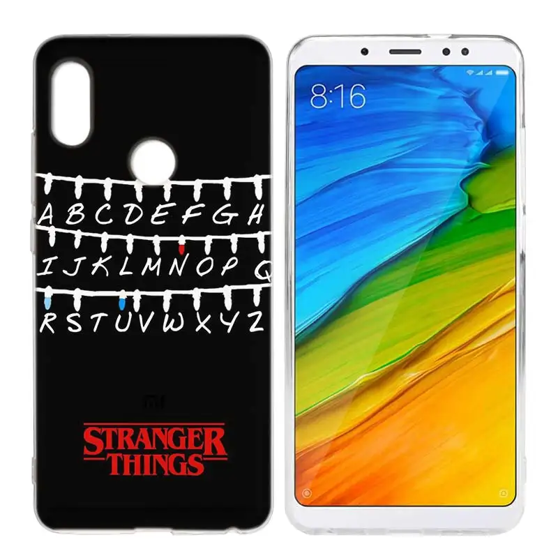 016 KMUYSL странные вещи плакат ТПУ чистый мягкий чехол для Xiaomi 8 Redmi 6A 6 Note 5 4X4 A1 S2 Plus Pro - Цвет: 016