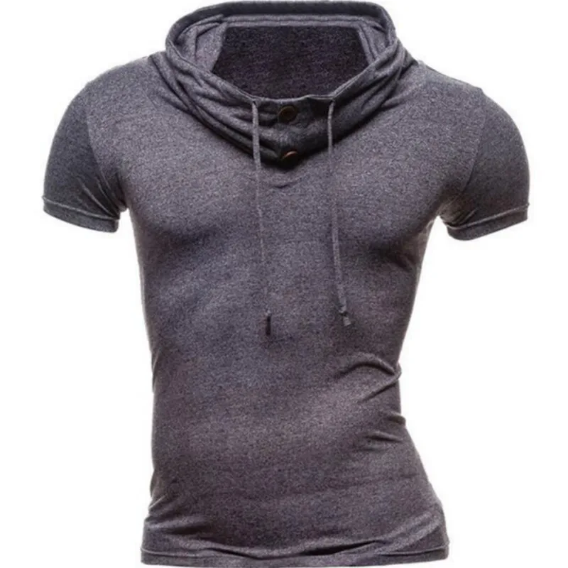 Мужские летние стек воротник футболки с коротким рукавом Нижняя База Топы Тонкий