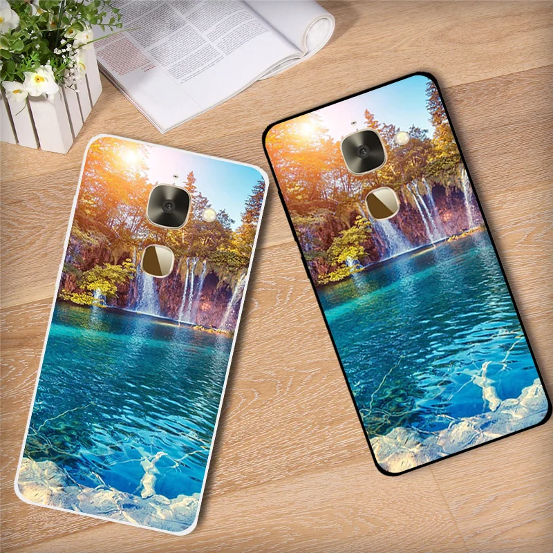 for LeTV LeEco Le Eco 2 / Pro Case X620 Clear Silicone Cover 5.5 inch X527 Black Matte Animal Phone |