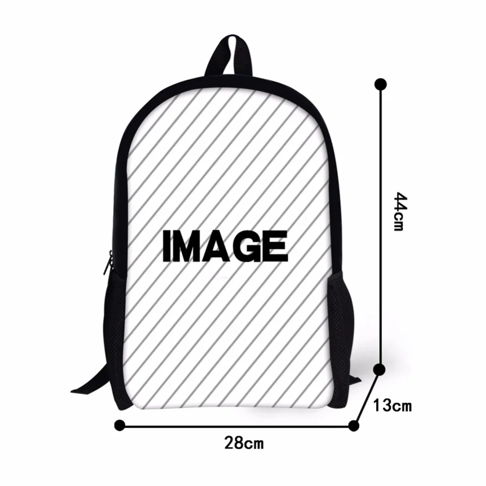 

FORUDESIGNS 3D Pug Husky Kids School Bags Student Shoulder Backpack Waterproof Children Book Schoolbag Daypack Mochila Escolar