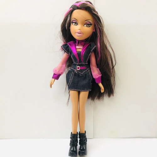 Красный 23 см оригинальная модная фигурка, оригинальная Кукла Bratz с красными волосами и красивой одеждой, кукла, лучший подарок для ребенка - Цвет: Красный