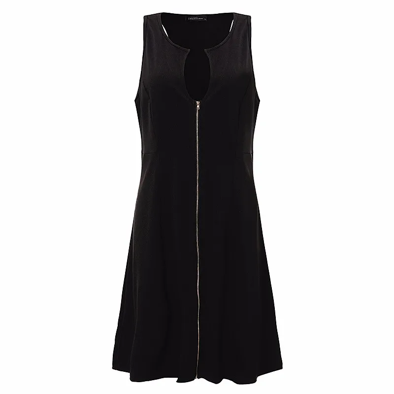 Плюс Размеры L 6XL Vestidos 2018 пикантные Для женщин по колено Повседневное Твердые