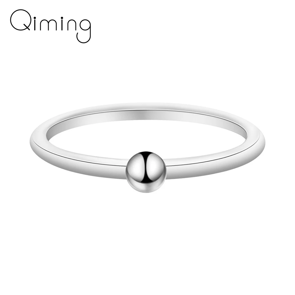 Женское кольцо с круглым шариком для костяшки пальцев ног геометрической формы