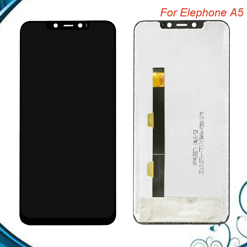 Высокое качество Черный для Elephone A5 ЖК-дисплей и сенсорный экран в сборе Замена |
