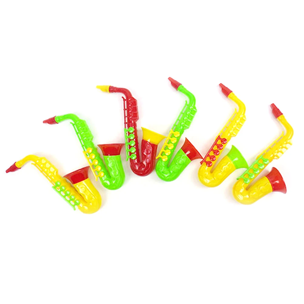 

Plastic Baby Kids Musical Instrument Early Education Toys Plastic Musical Saxophone Instrument 21cm
