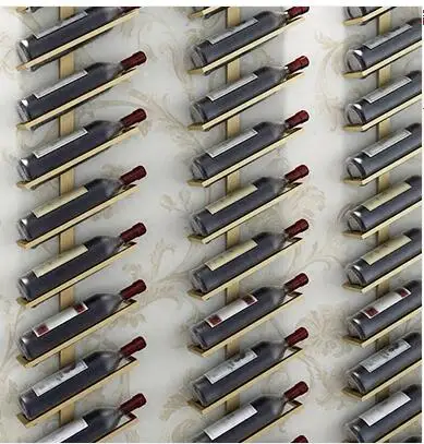 

High Quality Iron Wall Mounted Wine Holder European-style Wine Rack Wine Bottle Display Stand Rack Organizer