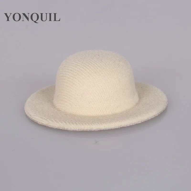 7 см Мини Топ шляпа милая девочка chapeau головной убор DIY аксессуары для волос bowler вечерние события очарование база детская прическа многоцветный