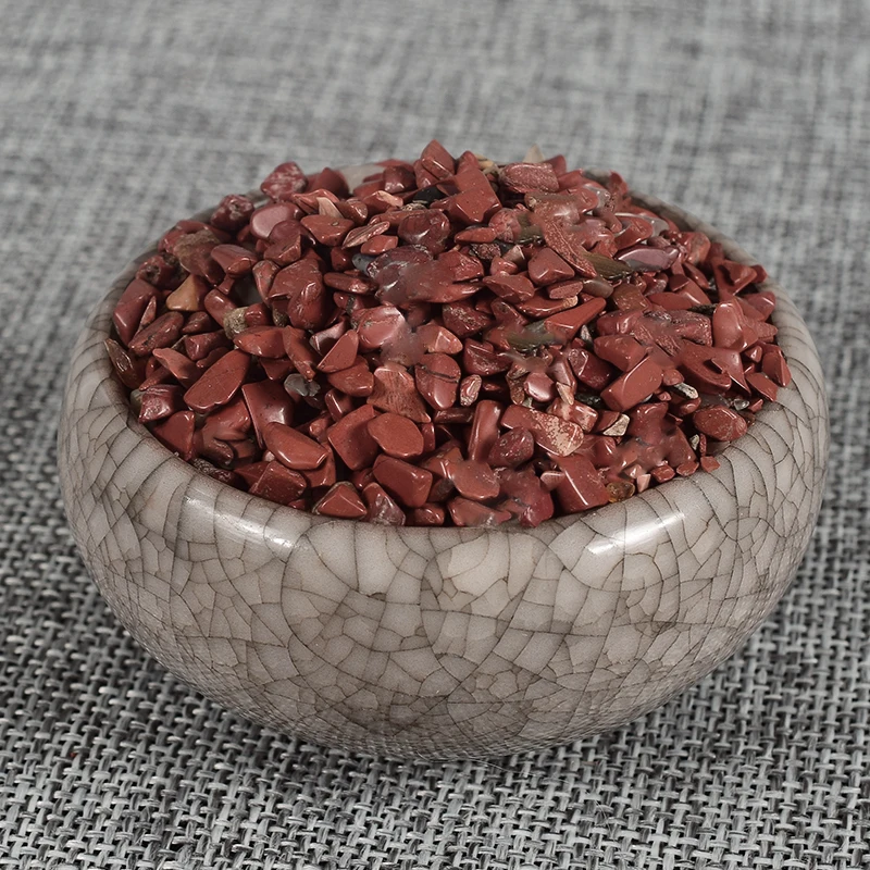 

Extra 10 Gram Free 100g Natural Polished Red Jasper Mineral Crushed Tumbled Stone Home Fountain Decor Crystal Healing Reiki Rock