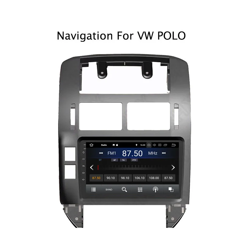 9 дюймов PX30 Android 0 автомобильный DVD мультимедийный плеер для VW Polo 2004 2010 gps навигация