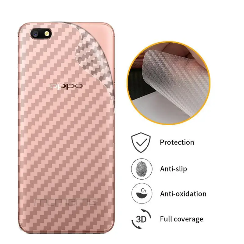 3D защитная задняя пленка из углеродного волокна для OPPO A1 A71 A83 A3 A9 A9X A77 F5 Youth F7