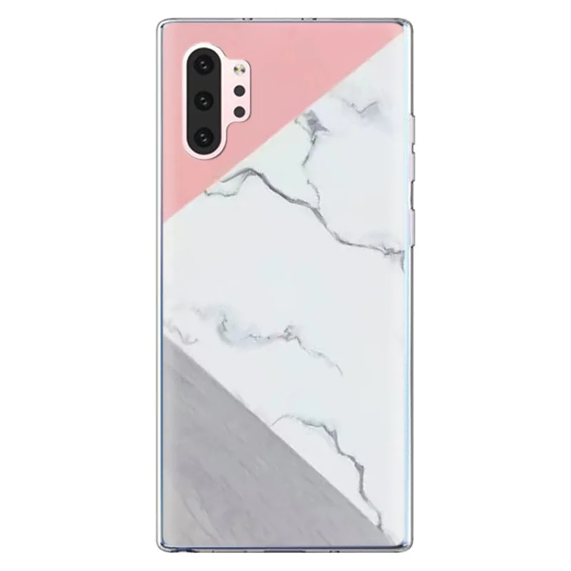 dlshongb Чехол с мраморными цветами для samsung Galaxy Note 10 Pro, чехол для samsung Galaxy A50 A70 A20e A30 A40, прозрачный чехол с геометрическим рисунком ананаса - Цвет: dlshongb