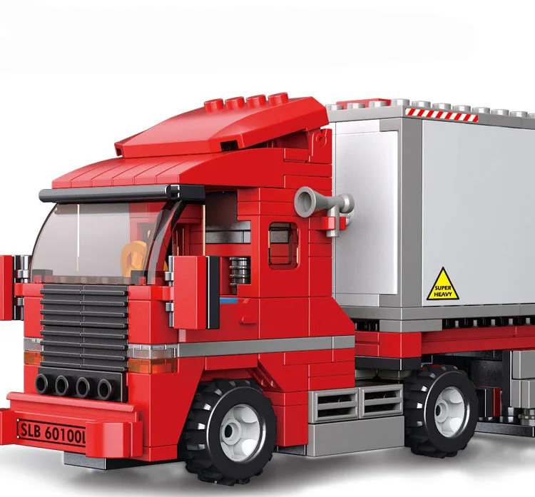 BOHS модели и строительный Контейнер для игрушек строительные блоки грузовиков DIY