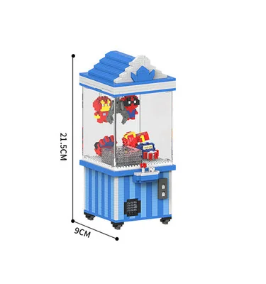 

2018 new HC Crane Game Playground cute game gift models school kids block plastic building block boys educational gift toy