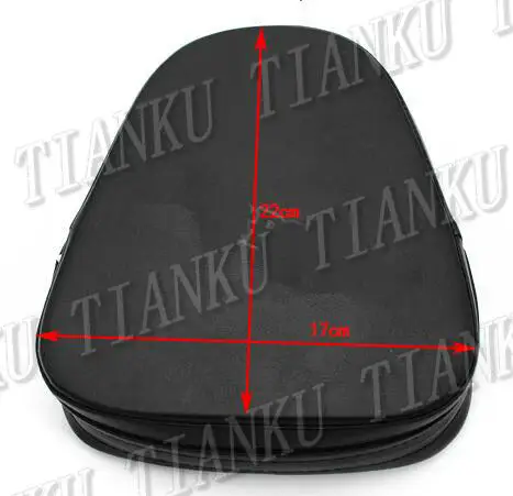 Новинка Черная Кожаная подушка для спинки Kawasaki Vulcan Classic VN 400 VN500 VN800 900 1200 1500 1600 2000