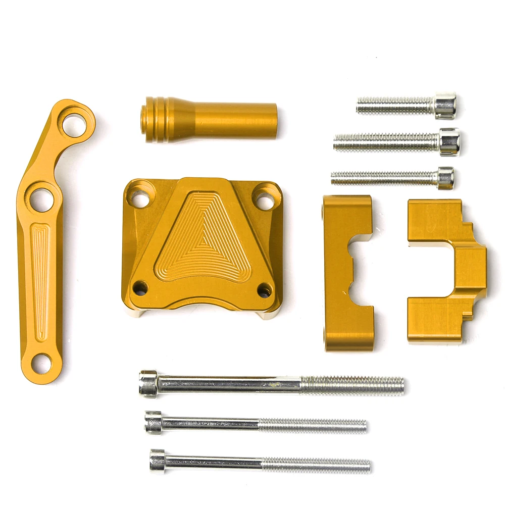 SMOK для Kawasaki Ninja 300 2013 2016 аксессуары мотоциклов CNC алюминиевый сплав рулевой