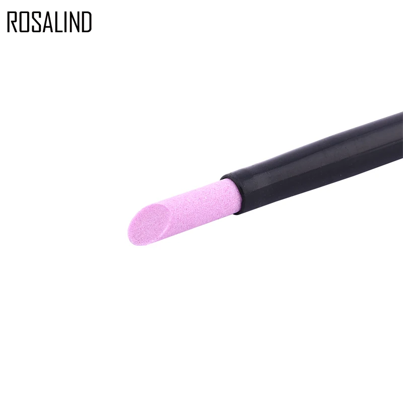 ROSALIND 1 шт. ложка-толкатель для ногтей скрабы камень омертвевшая кожа ручка