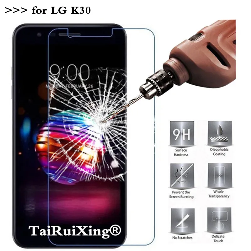 Защитная пленка для экрана из закаленного стекла 9H 2.5D 0 26 мм LG K10 2018/K30/Aristo 2 Plus