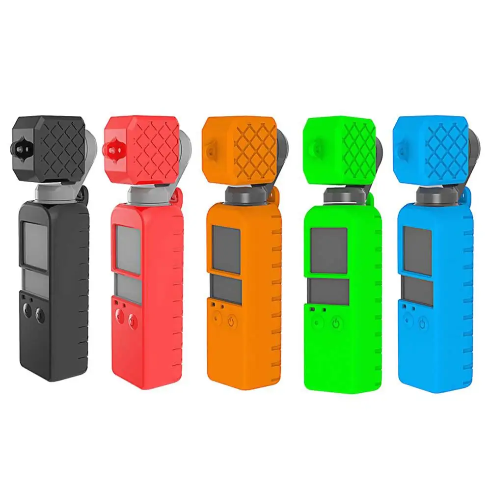 Силиконовый защитный чехол с крышкой для объектива DJI OSMO карманные аксессуары