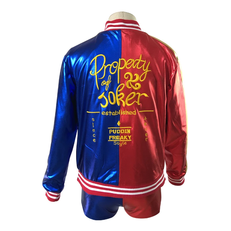 Костюмы для косплея Харли Квинн взрослых костюмы из ткани жакет костюм с париком