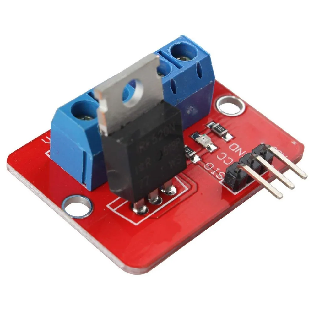 5 шт./лот 0 24 В верхняя кнопка Mosfet IRF520 MOS модуль драйвера для Arduino|mosfet module|mosfet drivermodule