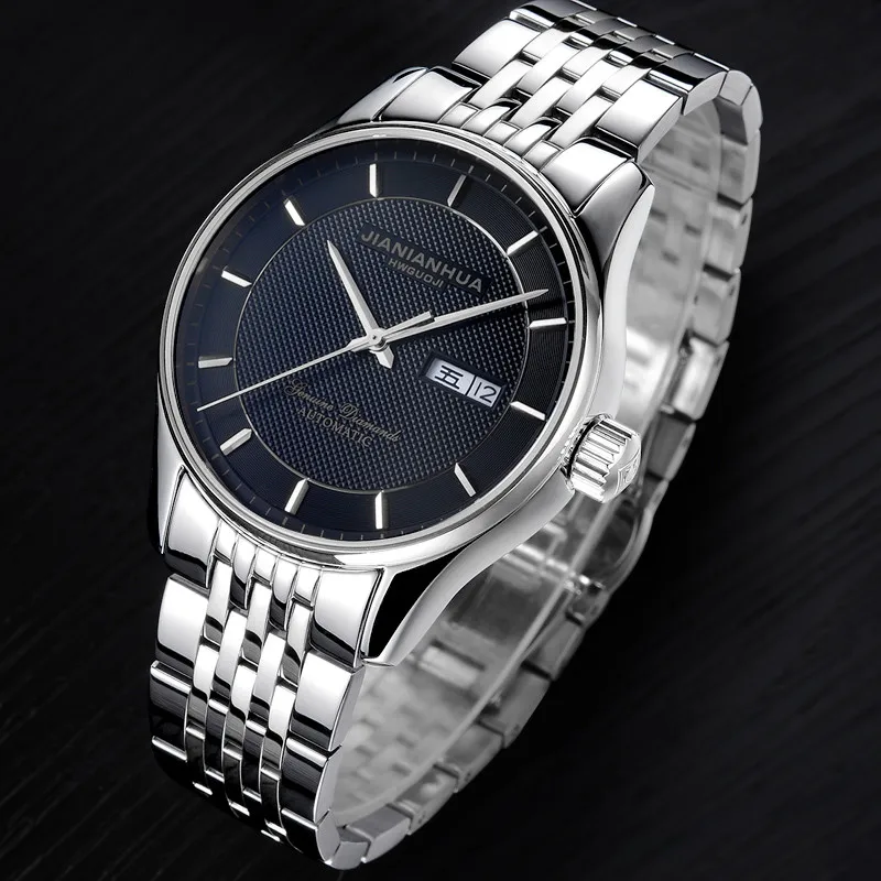 4 Zegarek mechaniczny montres automatiques de Lux homme relogio masculino automatico week date Часы мужские механические orologi uomo - Цвет: 4