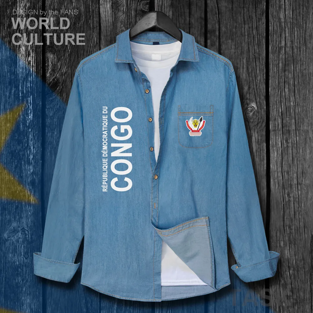 DR Congo COD DRC DROC Kinsha Congolese мужская одежда осенняя куртка с отложным воротником