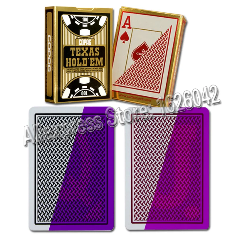 Poker Cheat XF Бразилия Copag перспектива игральные карты для контактных линз азартные