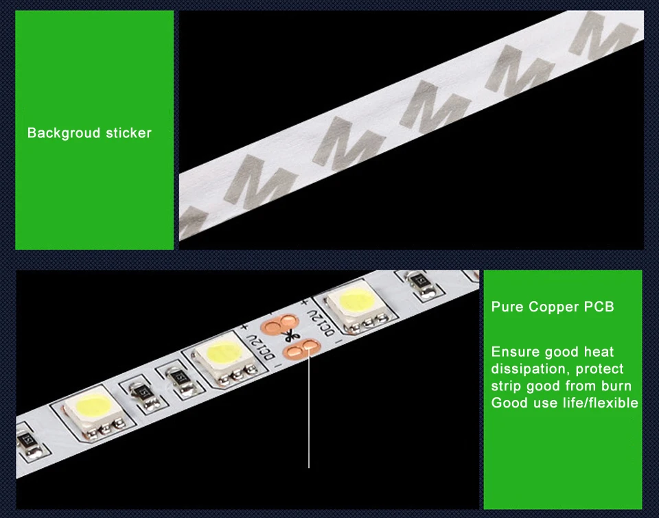 RGB Светодиодная лента DC 12 В светодиодный светильник 5050 5630 3528 3014SMD 5 м/лот высокая яркость Fita неоновая лента светодиодный светодиод