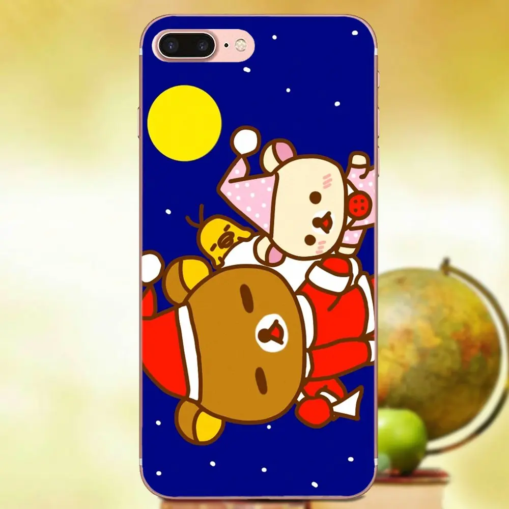 Bear Rilakkuma Usb TPU Новое поступление для Apple iPhone 4 4S 5 5C 5S SE 6 6S 7 8 Plus X XS Max XR|Чехлы-накладки| |