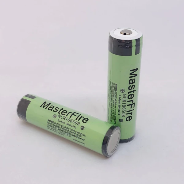 

MasterFire 2pcs/lot Protected Original 18650 NCR18650B 3.7V 3400mAh Battery Rechargeable Li-ion Batteries For Panasonic with PCB
